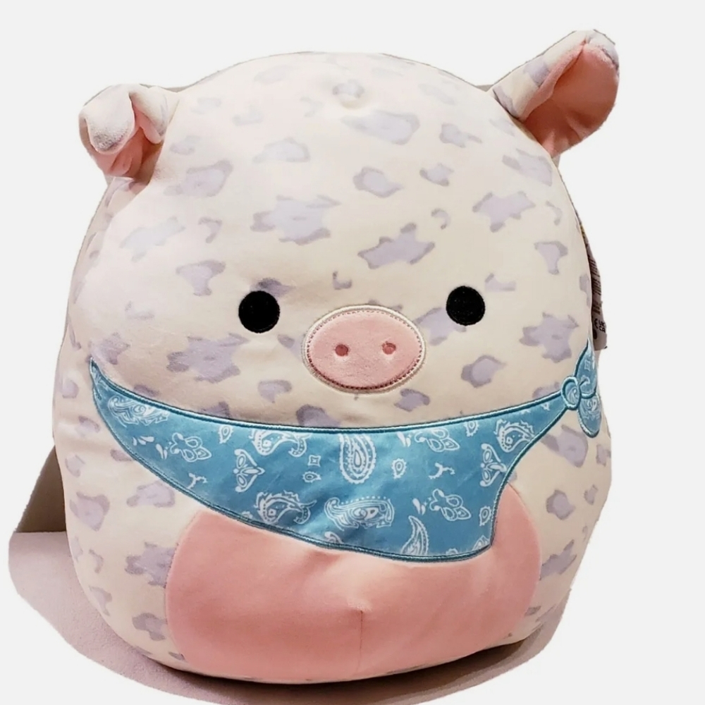 Squishmallow 16" Rosie The Spotted Pig  Kellytoy  Marshmallow Soft Plush